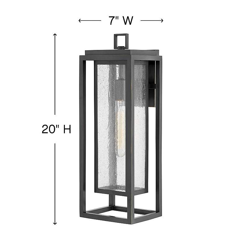 Image 5 Hinkley Republic 20" High Oil Rubbed Bronze Outdoor Wall Light more views