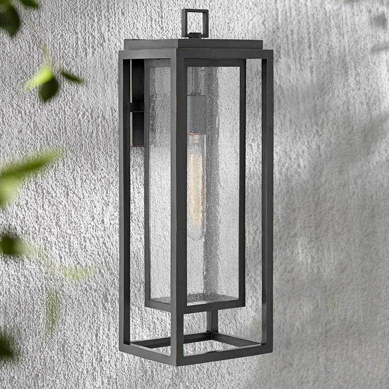 Image 1 Hinkley Republic 20" High Oil-Rubbed Bronze Outdoor Wall Light