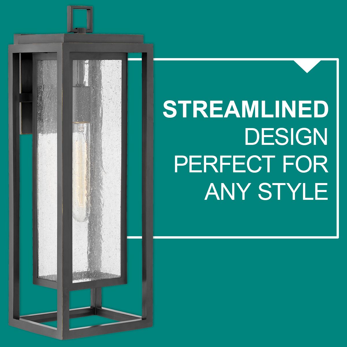 Hinkley Republic 20" High Oil-Rubbed Bronze Outdoor Wall Light