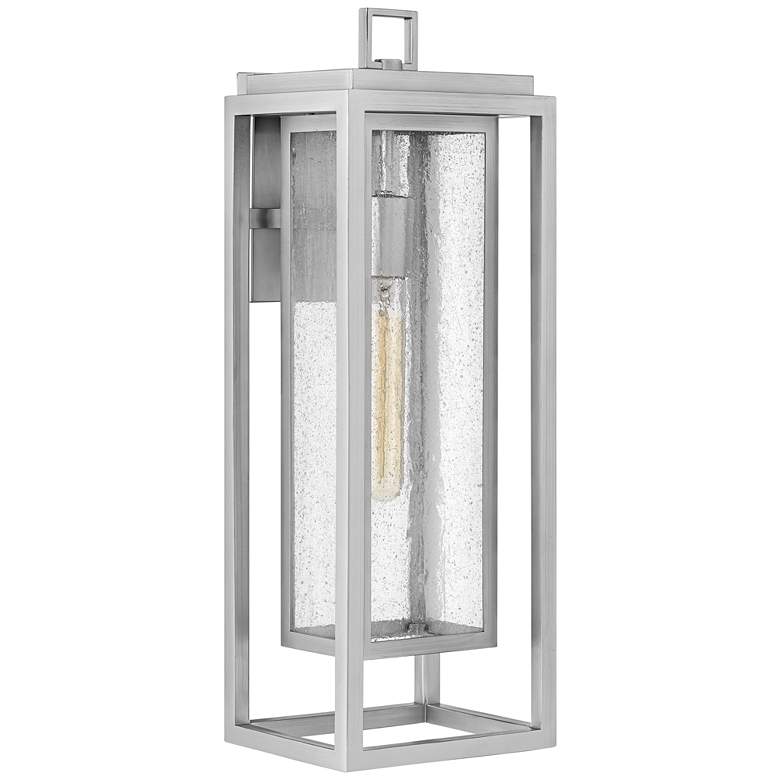 Image 1 Hinkley Republic 20 inch High Satin Nickel Outdoor Wall Light