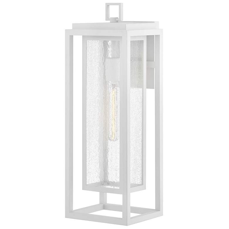 Image 1 Hinkley Republic 20" High Textured White Outdoor Wall Lantern