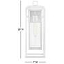 3_Hinkley Republic 20" High Textured White Outdoor Wall Lantern more views