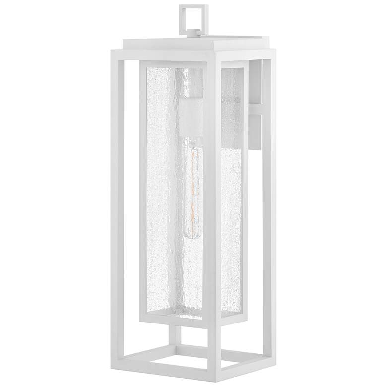 Image 4 Hinkley Republic 20" High Textured White Outdoor Wall Lantern more views