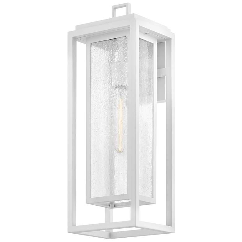 Image 5 Hinkley Republic 20" High Textured White Outdoor Wall Lantern more views