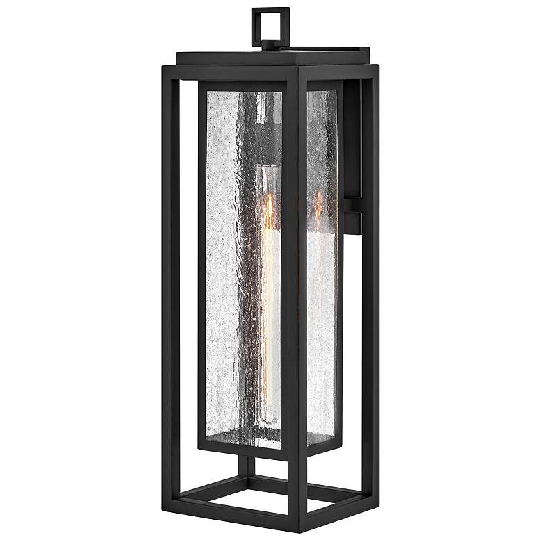 Image 1 Hinkley Republic 27" High Black Outdoor Wall Light