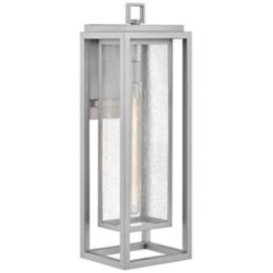 Hinkley Republic 27" High Satin Nickel Outdoor Wall Light