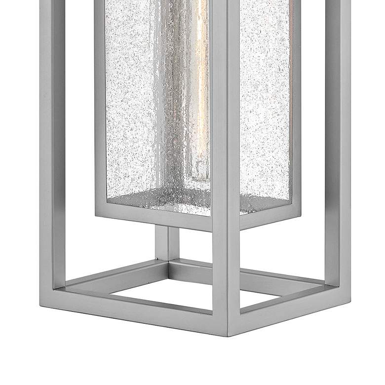 Image 3 Hinkley Republic 27" High Satin Nickel Outdoor Wall Light more views