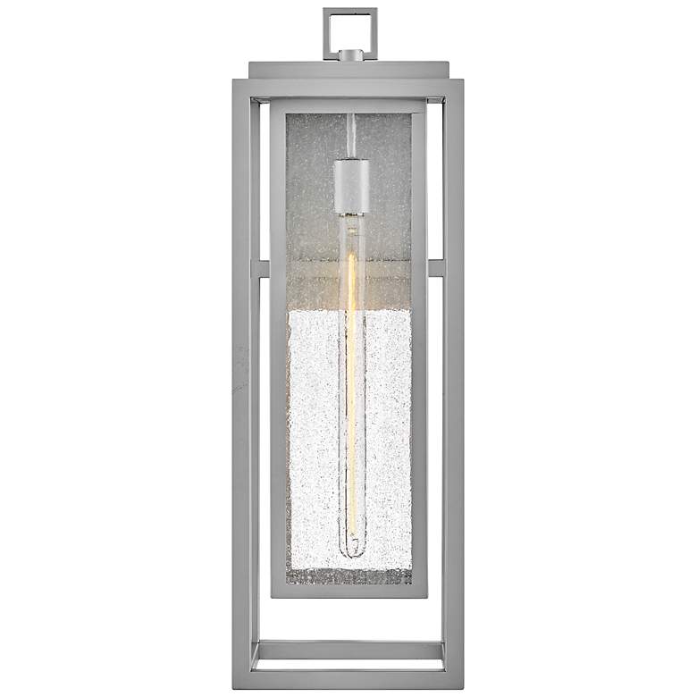Image 6 Hinkley Republic 27" High Satin Nickel Outdoor Wall Light more views