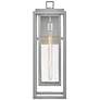 6_Hinkley Republic 27" High Satin Nickel Outdoor Wall Light more views