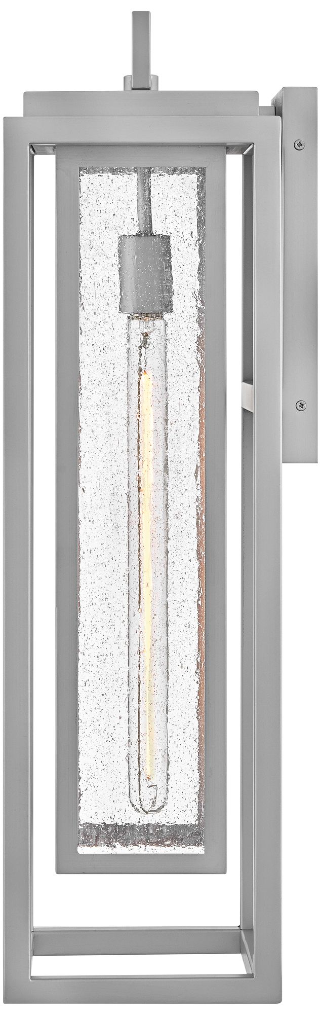 Hinkley Republic 27" High Satin Nickel Outdoor Wall Light