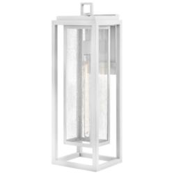 Hinkley Republic 27" High Textured White Outdoor Wall Light