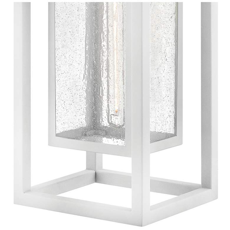 Image 6 Hinkley Republic 27" High Textured White Outdoor Wall Light more views