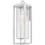 Hinkley Republic 27" High Textured White Outdoor Wall Light