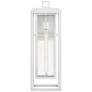 Hinkley Republic 27" High Textured White Outdoor Wall Light