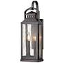 2_Hinkley Revere 21 3/4"H Blackened Brass Outdoor Wall Light more views