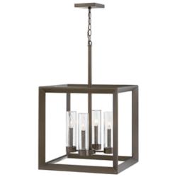 Hinkley Rhodes 18 1/4"W Warm Bronze Outdoor Hanging Light
