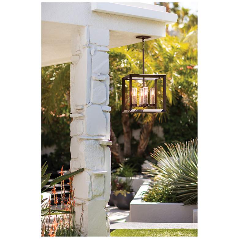 Image 4 Hinkley Rhodes 18 1/4"W Warm Bronze Outdoor Hanging Light more views