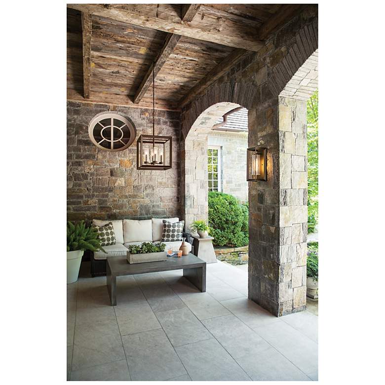 Image 5 Hinkley Rhodes 18 1/4"W Warm Bronze Outdoor Hanging Light more views
