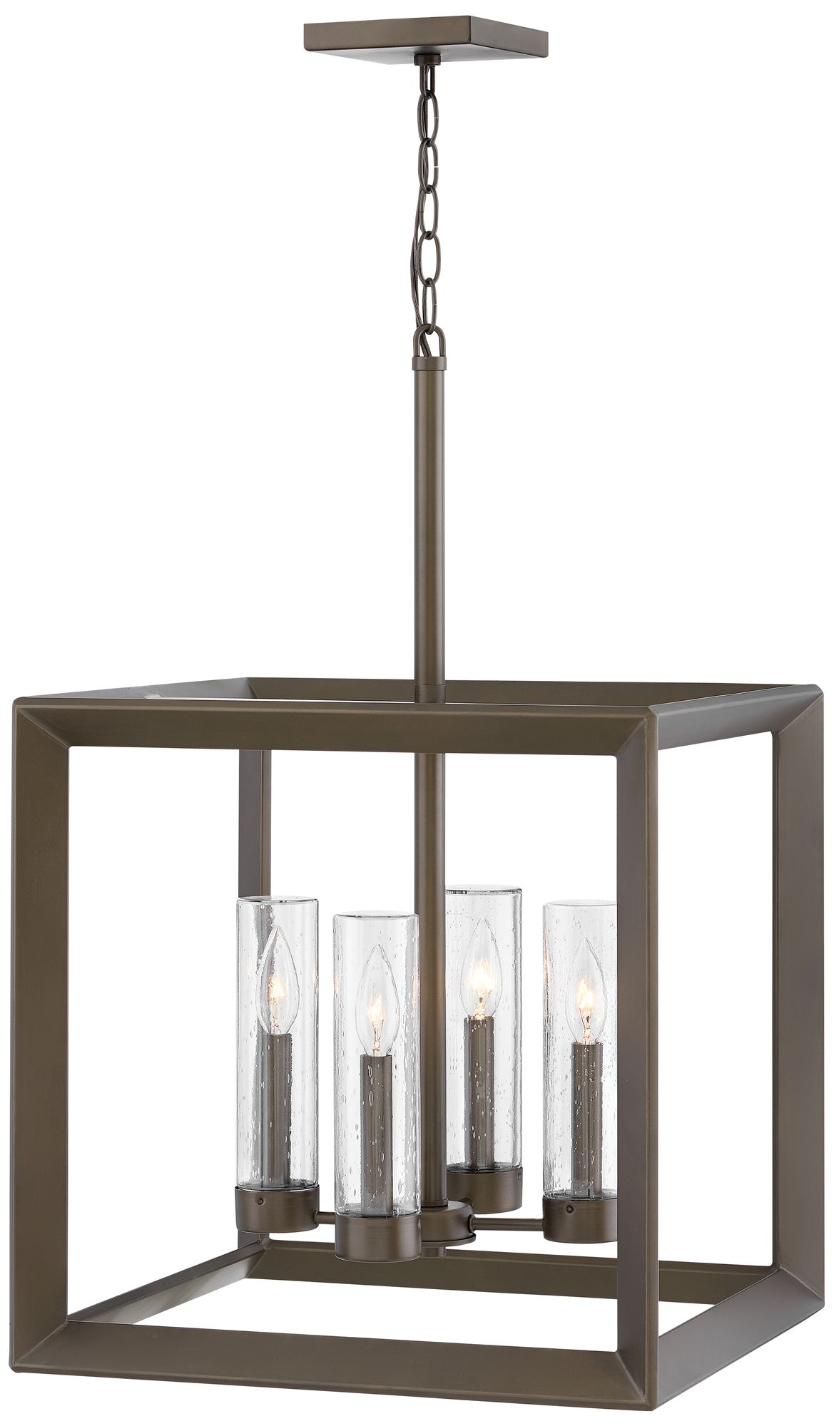 Hinkley Rhodes 18 1/4"W Warm Bronze Outdoor Hanging Light
