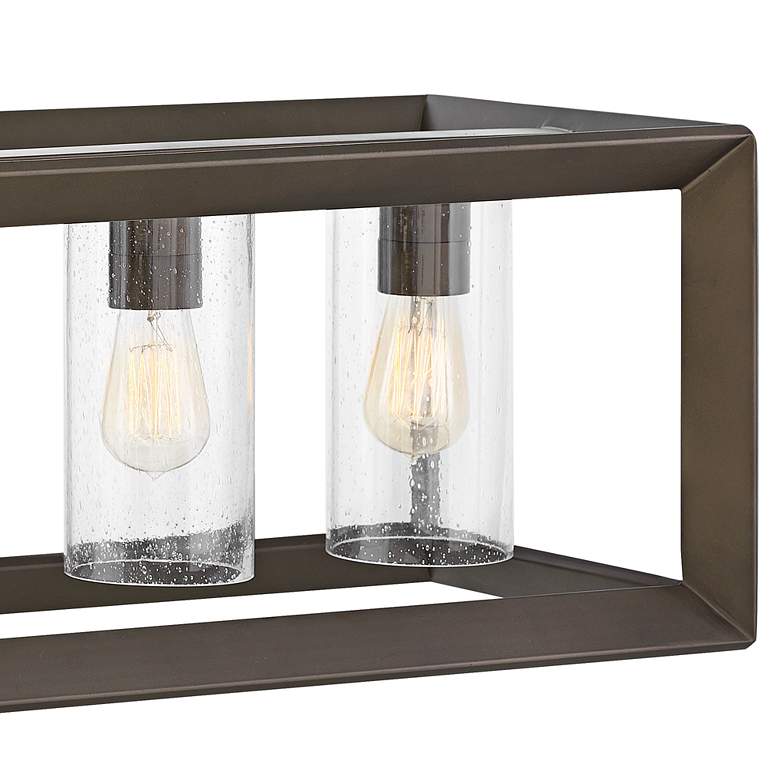 Image 3 Hinkley Rhodes 42 1/4" Bronze Outdoor Kitchen Island Linear Pendant more views