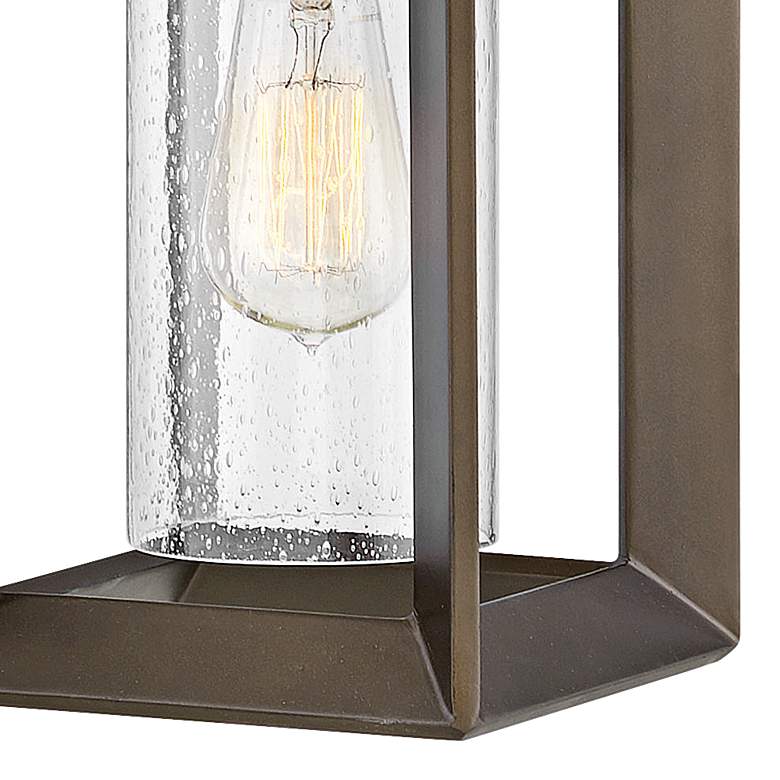 Image 3 Hinkley Rhodes 7 1/4" Wide Rectangular Bronze Outdoor Mini Pendant more views