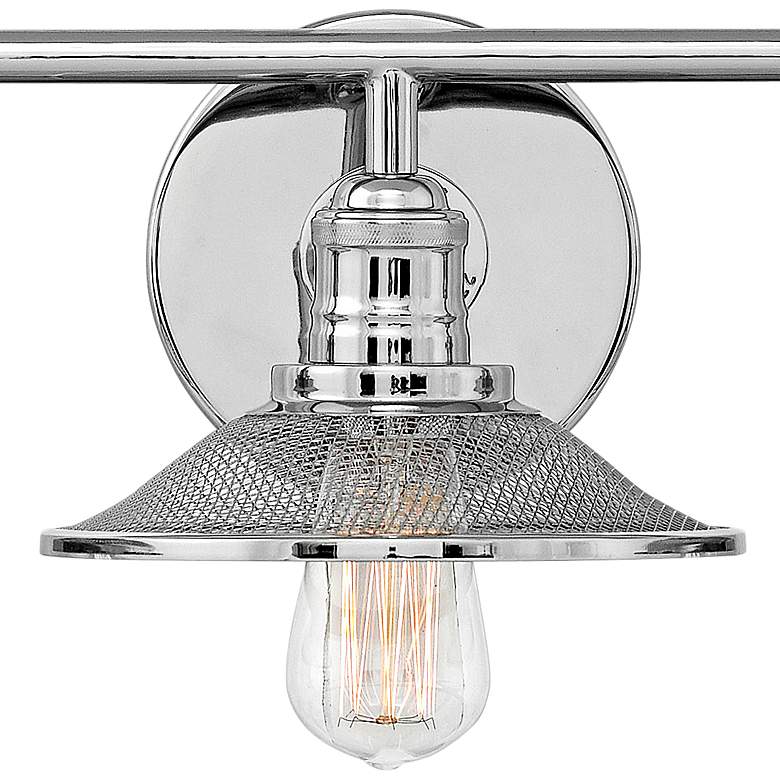 Image 2 Hinkley Rigby 27 inch Wide Polished Nickel 3-Light Bath Light more views