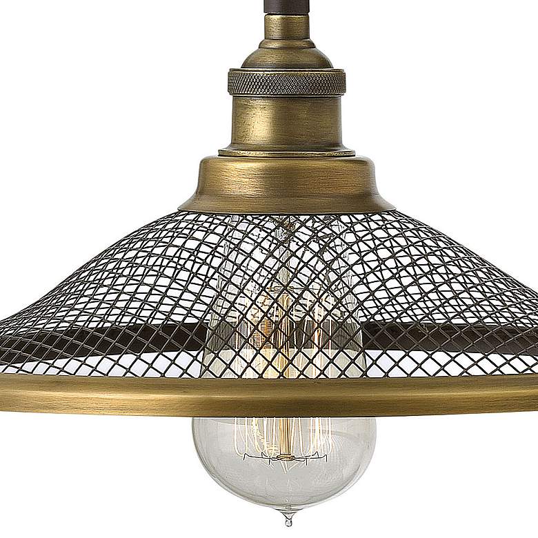 Image 3 Hinkley Rigby 8 1/2" High Buckeye Bronze Brass Wall Sconce more views