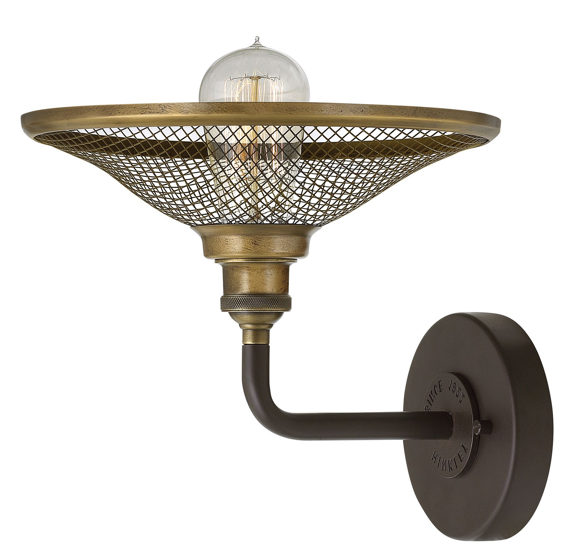 Image 7 Hinkley Rigby 8 1/2" High Buckeye Bronze Brass Wall Sconce more views