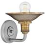 Hinkley Rigby 8 3/4" High Antique Nickel Wall Sconce