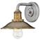 Hinkley Rigby 8 3/4" High Industrial Antique Nickel Wall Sconce