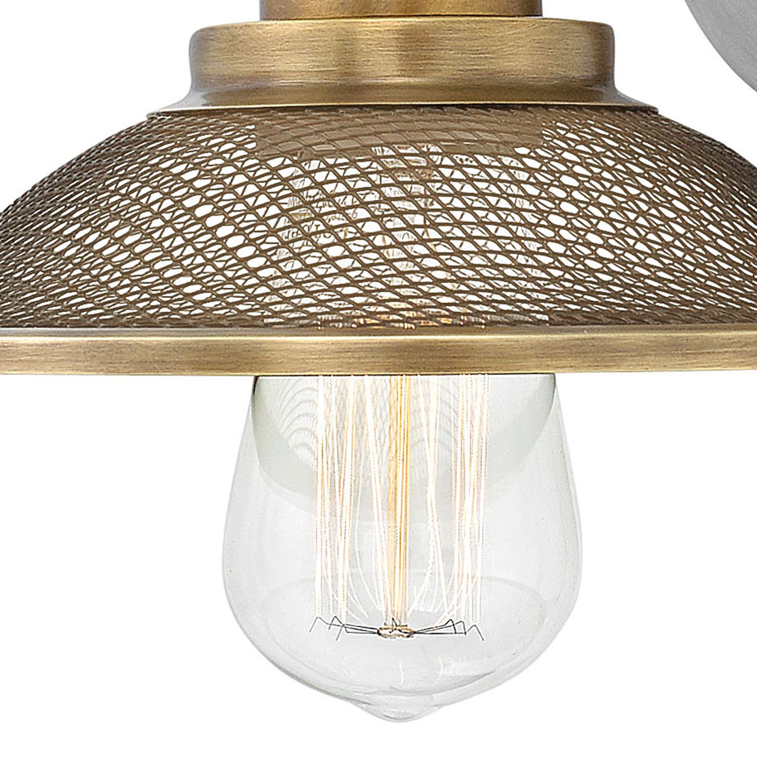 Image 4 Hinkley Rigby 8 3/4" High Industrial Antique Nickel Wall Sconce more views