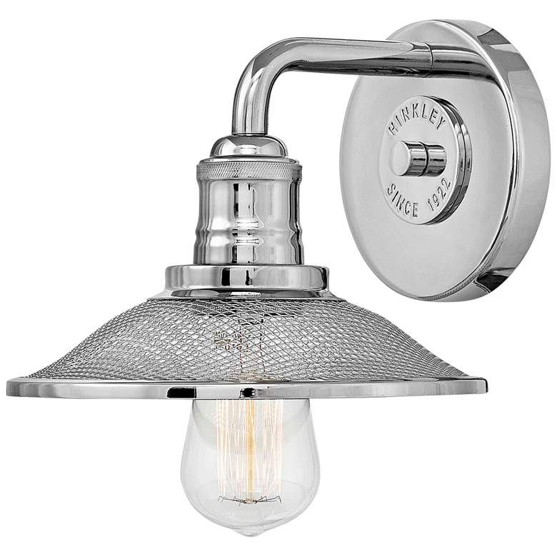Image 2 Hinkley Rigby 8 3/4" High Polished Nickel Wall Sconce