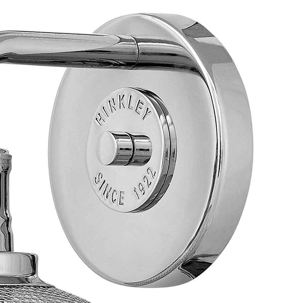 Image 7 Hinkley Rigby 8 3/4" High Polished Nickel Wall Sconce more views