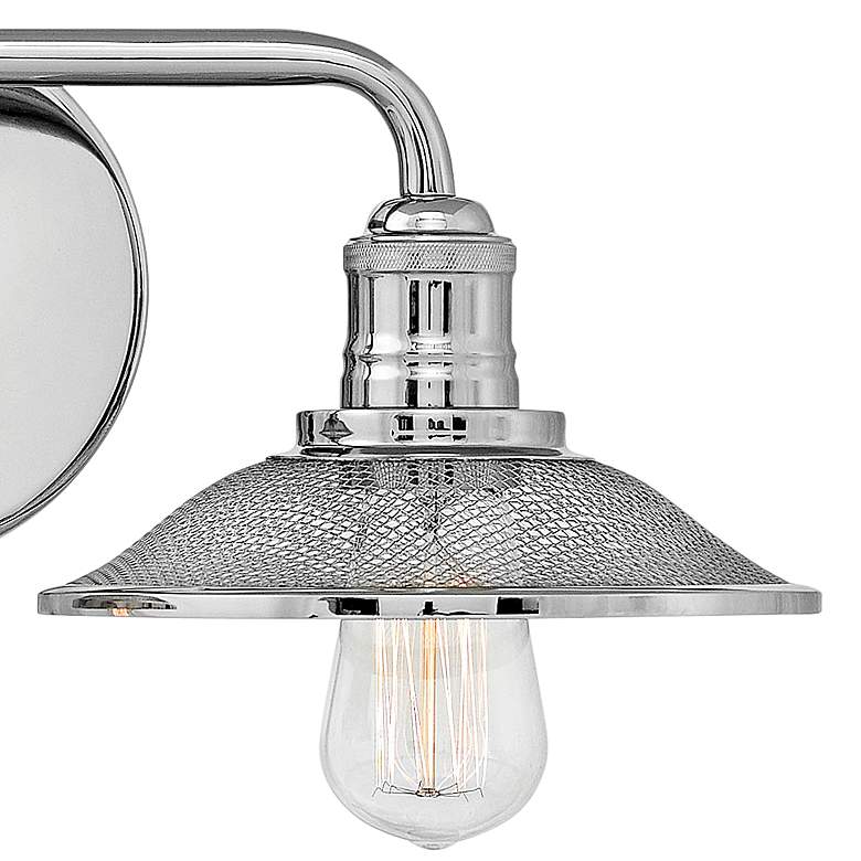 Image 3 Hinkley Rigby 8 3/4"H Polished Nickel 2-Light Wall Sconce more views