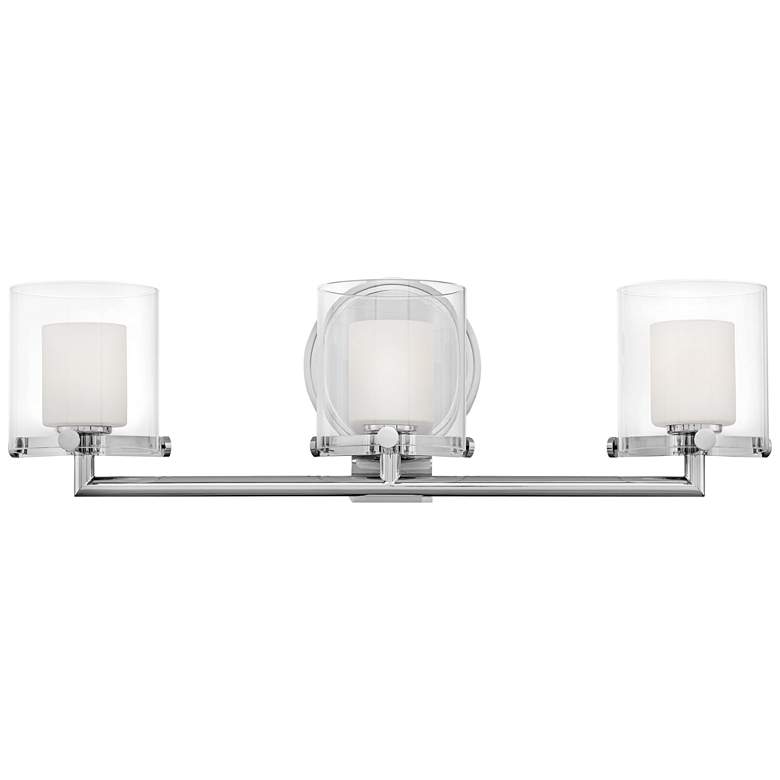 Image 1 Hinkley Rixon 24 inch Wide Chrome 3-Light LED Bath Light