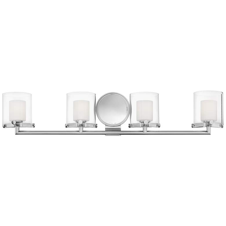 Image 1 Hinkley Rixon 33 3/4" Wide Chrome 4-Light Bath Light