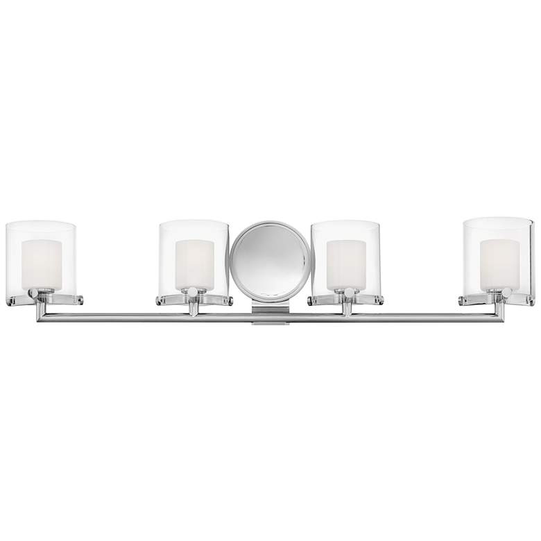 Image 1 Hinkley Rixon 33 3/4 inch Wide Chrome 4-Light Bath Light