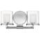 Hinkley Rixon 7" High Chrome 2-Light LED Wall Sconce