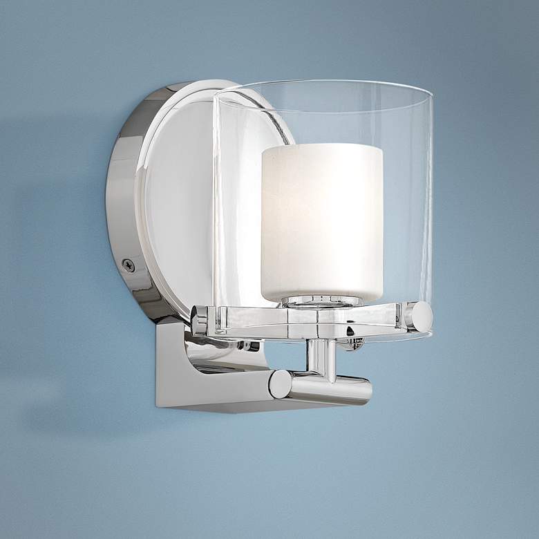 Image 1 Hinkley Rixon 7 inch High Chrome LED Wall Sconce