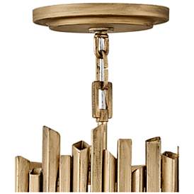 Image5 of HINKLEY ROCA Medium Convertible Pendant Burnished Gold more views