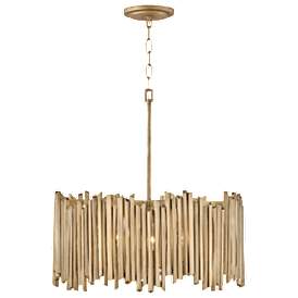 Image1 of Hinkley Roca Medium Drum Chandelier Burnished Gold