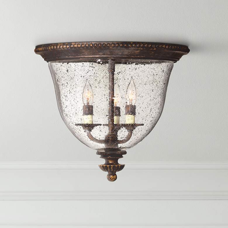 Image 1 Hinkley Rockford Bronze 14 1/2" Wide Ceiling Light