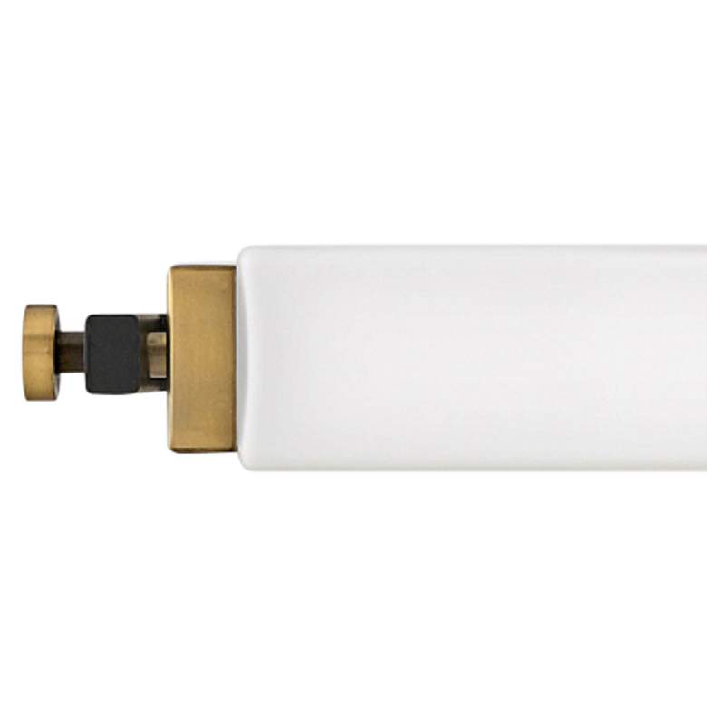 Image 3 Hinkley Rollins 18 inchW Black and Heritage Brass LED Bath Light more views