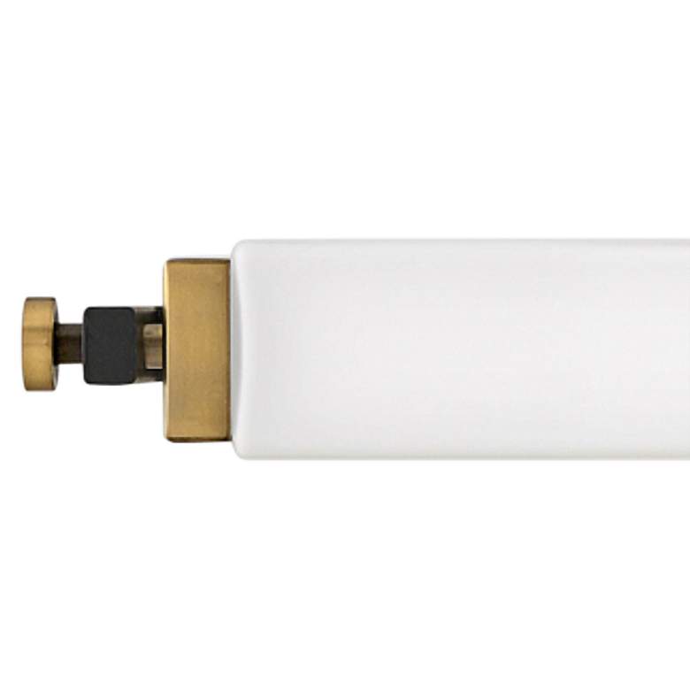 Image 3 Hinkley Rollins 18"W Black and Heritage Brass LED Bath Light more views