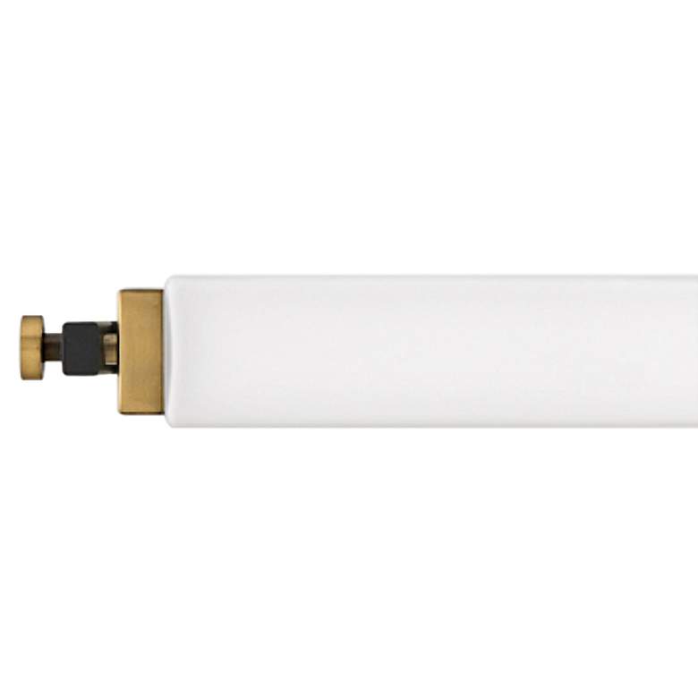 Hinkley Rollins 24&quot;W Black and Heritage Brass LED Bath Light more views