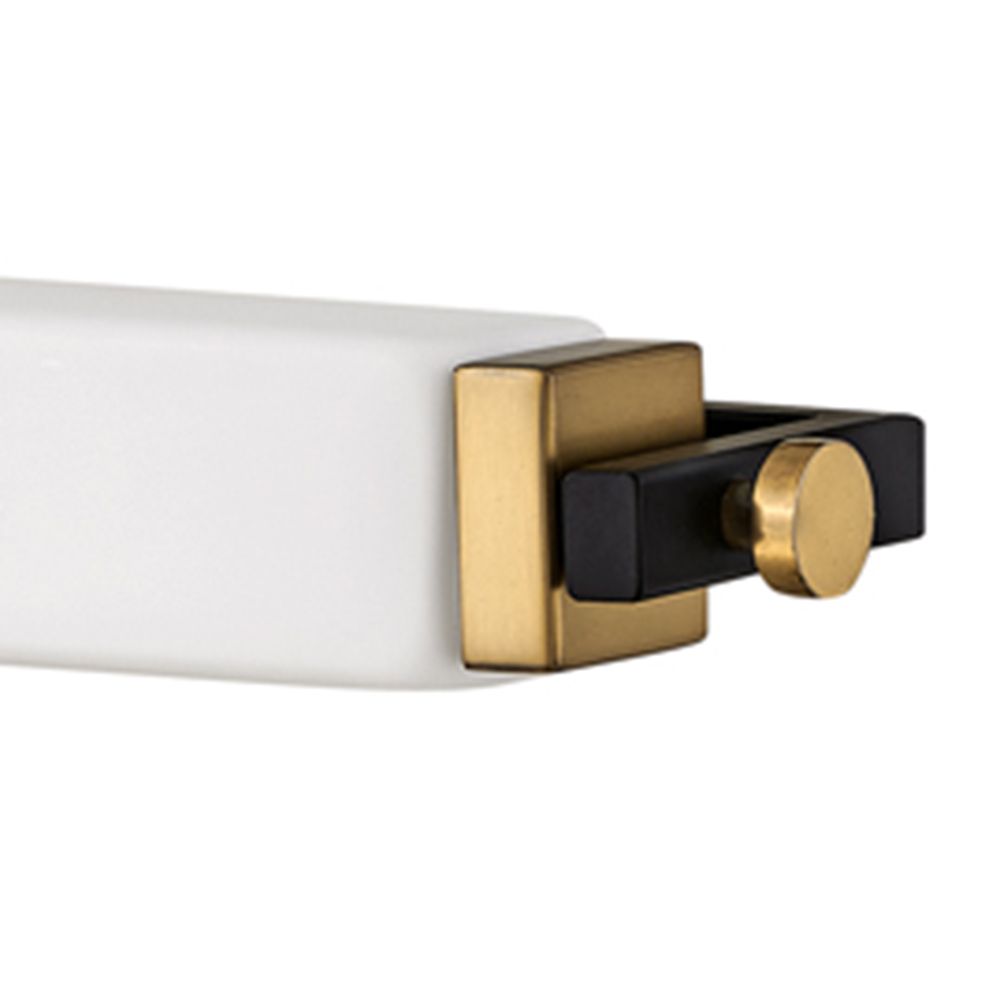 Hinkley Rollins 24"W Black and Heritage Brass LED Bath Light