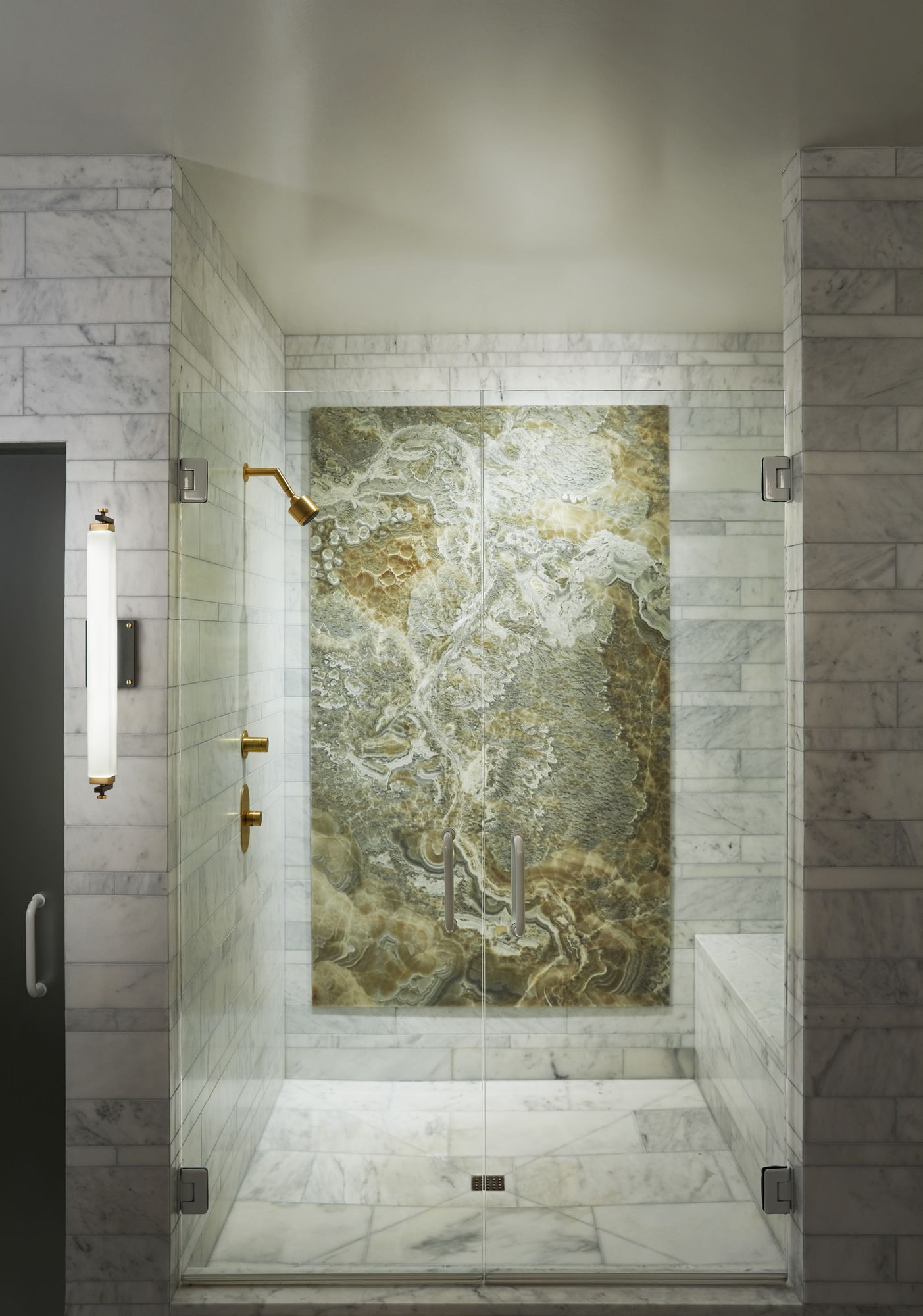 Image 3 Hinkley Rollins 24"W Black and Heritage Brass LED Bath Light more views