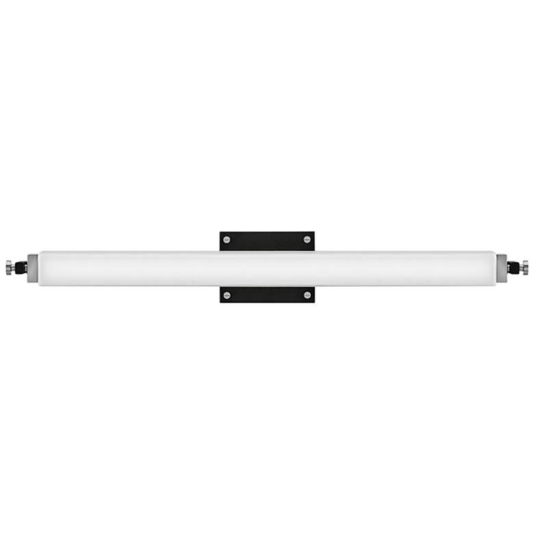 Image 1 Hinkley Rollins 30 1/2" Wide Black and Chrome LED Bath Light
