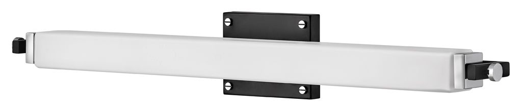 Image 4 Hinkley Rollins 30 1/2" Wide Black and Chrome LED Bath Light more views