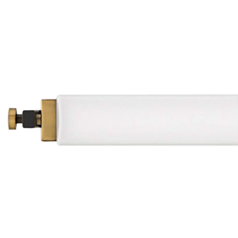 Image 2 Hinkley Rollins 30 1/2" Wide Black and Heritage Brass LED Bath Light more views